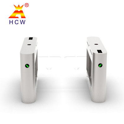 SS304 Pedestrian Access Control  Barrier Turnstile Gate 3.6cm Card Reading