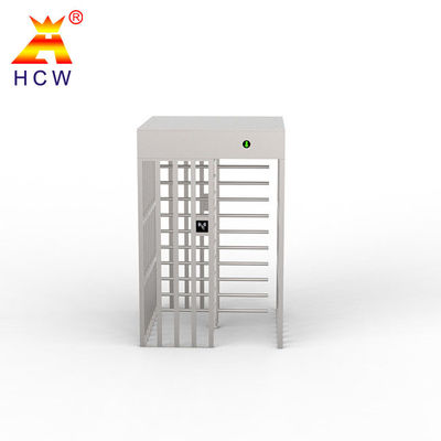 Full Height Construction Site Turnstiles Bidirectional RFID Card Rotating Entrance Gate