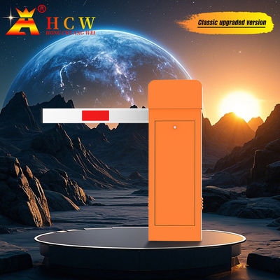 ANPR System Traffic Boom Barrier Gate With LED Light Arm Vehicle traffic control