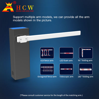 Hotel Parking Barrier Gate IP54 Opening Closing Time 1.5~6s Adjustable Boom Gate System