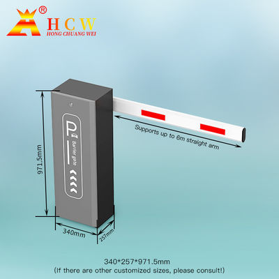 HCW waterproof Automatic Parking Barrier Gate Wireless Sensor Access Control Boom Barrier