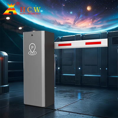 HCW Full Automatic Parking System Straight Boom Barrier With 1-6m Arm RFID Boom Barrier Gate