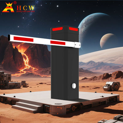 HCW Barrier Gate Vehicle Gate Automatic Car Parking Garage Servo Motor With Fast Speed 1-6m Boom