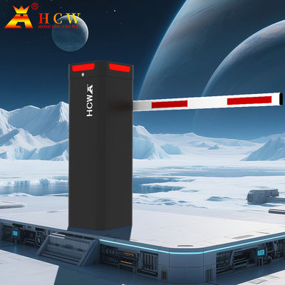 HCW Barrier Gate Vehicle Gate Automatic Car Parking Garage Servo Motor With Fast Speed 1-6m Boom