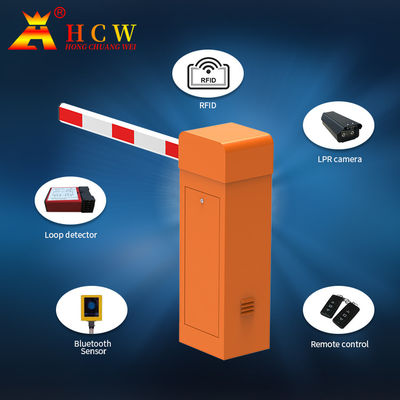 HCW Gate Barrier DC Motor 24V Security Universal Remote Control for Parking Lot System