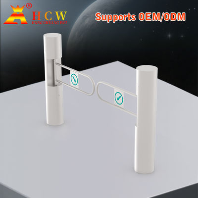 Access Control Swing Barrier Turnstile RS232 Communication Port