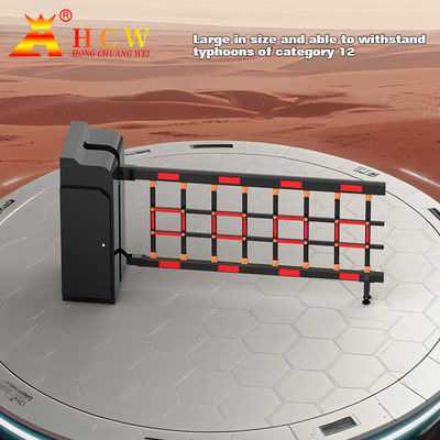 Parking Lot Fence Arm Barrier Gate CE EMC 3-6m Boom Length