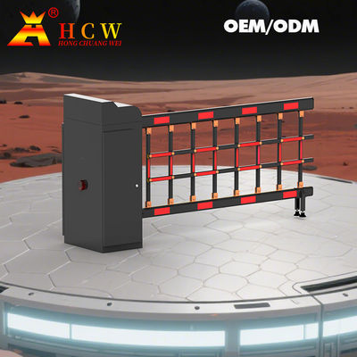 Parking Lot Fence Arm Barrier Gate CE EMC 3-6m Boom Length