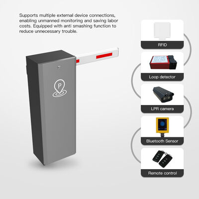 HCW Barrier Turnstile Gate with 3-6S Adjustable Speed 8A/30A Rated Current and 1 Year Warranty for Secure Access Control
