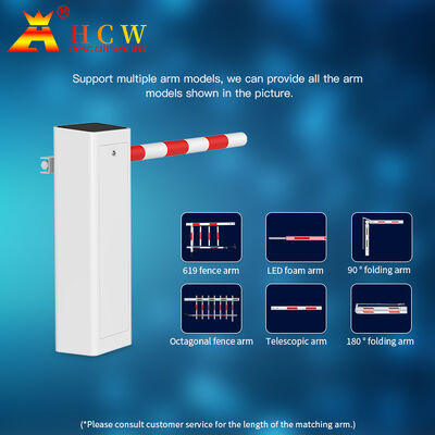 HCW Smart System Parking Barrier Gate with License Plate Recognition and Automatic Lifting for Efficient Traffic Control