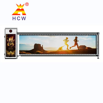 Electric Parking Gate Advertising Barriers 2.5m - 4m Length Arm DC Brushless Motor