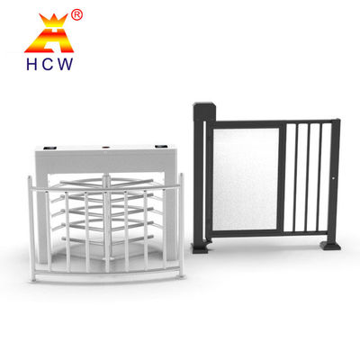 Stainless Steel Half Height Turnstile 600mm Width 120 Degree Rotation