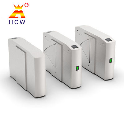RS485 Interface Retractable Flap Barrier QR Code Turnstile 25W