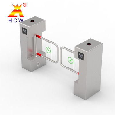 RFID/IC Entrance Waist Height Turnstile Fingerprint Swing Barrier Gate Entrance