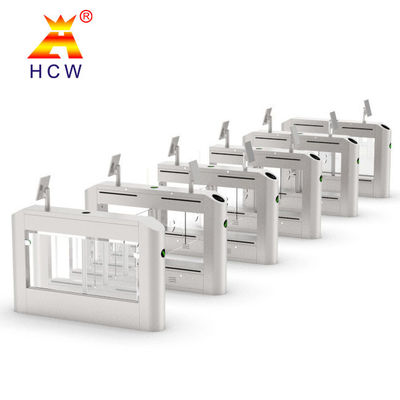 35-40 Persons/Min Swing Gate Face Recognition Turnstile 100-240V With Card Reader