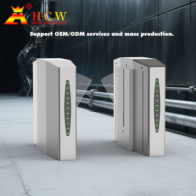 Intelligent Flap Barrier Turnstile 304 Stainless Steel  850mm Channel Width