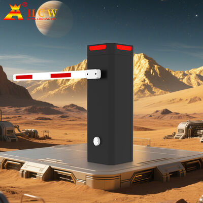 एचसीडब्ल्यू आईएसओ 9001/सीई प्रमाणित पार्किंग बाधा गेट 340*340*1095 मिमी संलग्नक और ठंडा लुढ़का हुआ स्टील निर्माण के साथ