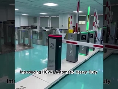 CW243 HCW स्वचालित बूम बैरियर गेट 24v डीसी ब्रशलेस मोटर बैरियर गेट सिस्टम बुद्धिमान बैरियर