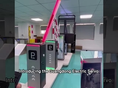 CW252 ऑटोमैटिक बूम बैरियर गेट रिट्रेक्टेबल सुरक्षा उपकरण स्टील सामग्री पार्किंग स्थल