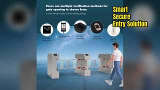 स्मार्ट एक्सेस कंट्रोल टर्नस्टाइल सुरक्षित प्रवेश